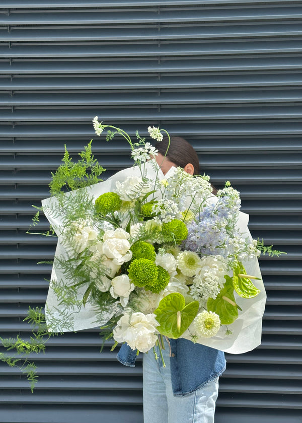 Bouquet light green | white