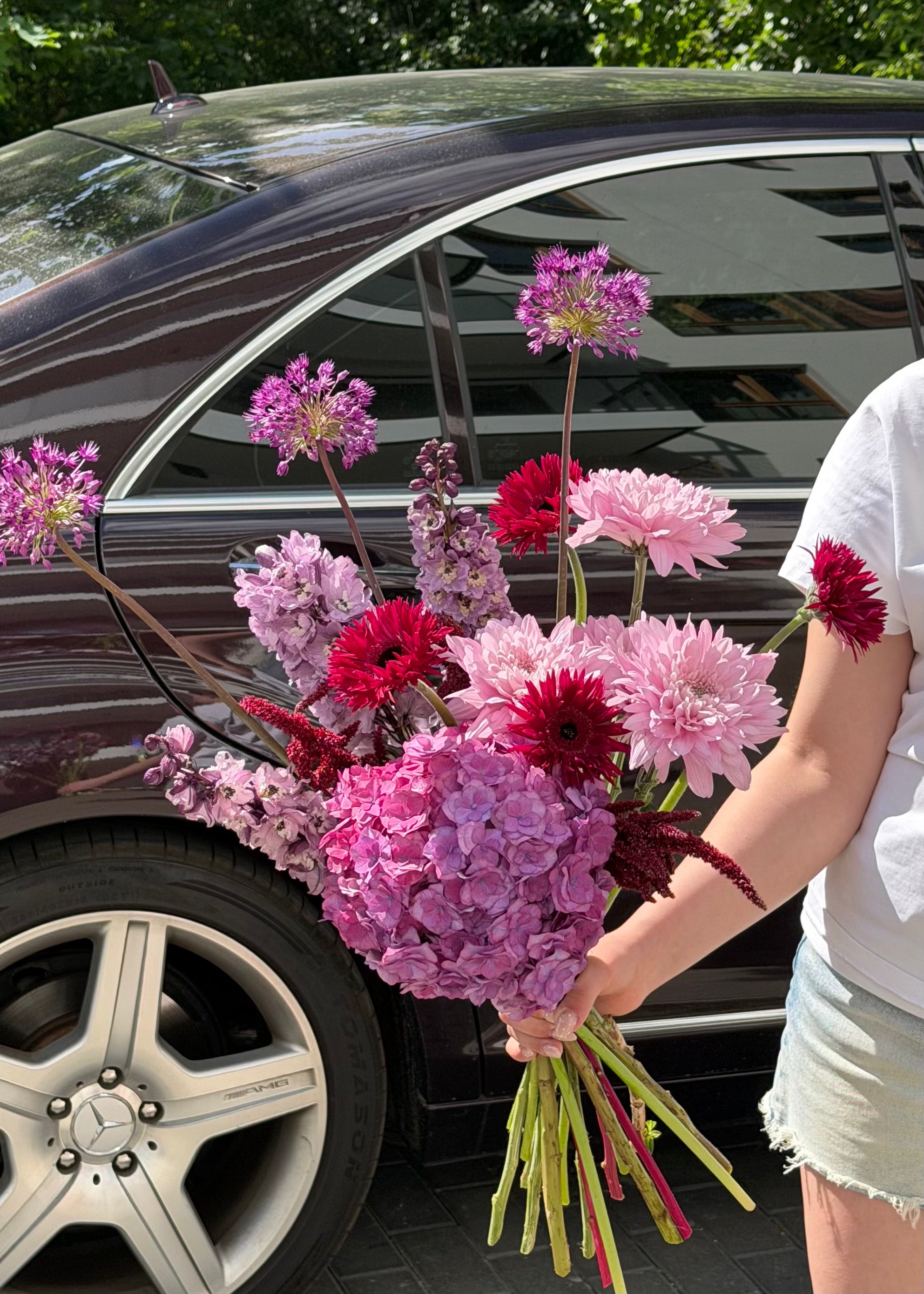 Bouquet purple | burgundy
