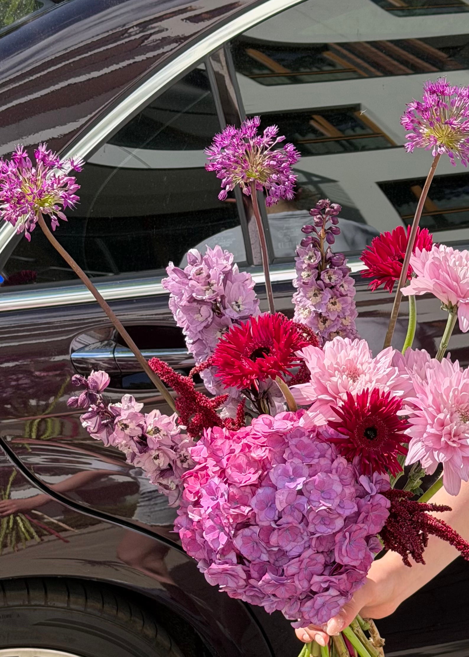 Bouquet purple | burgundy