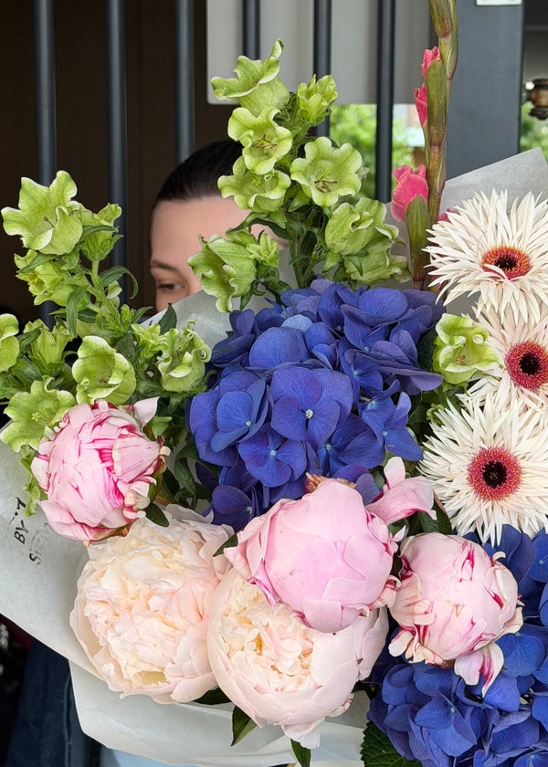 Bouquet pink | blue