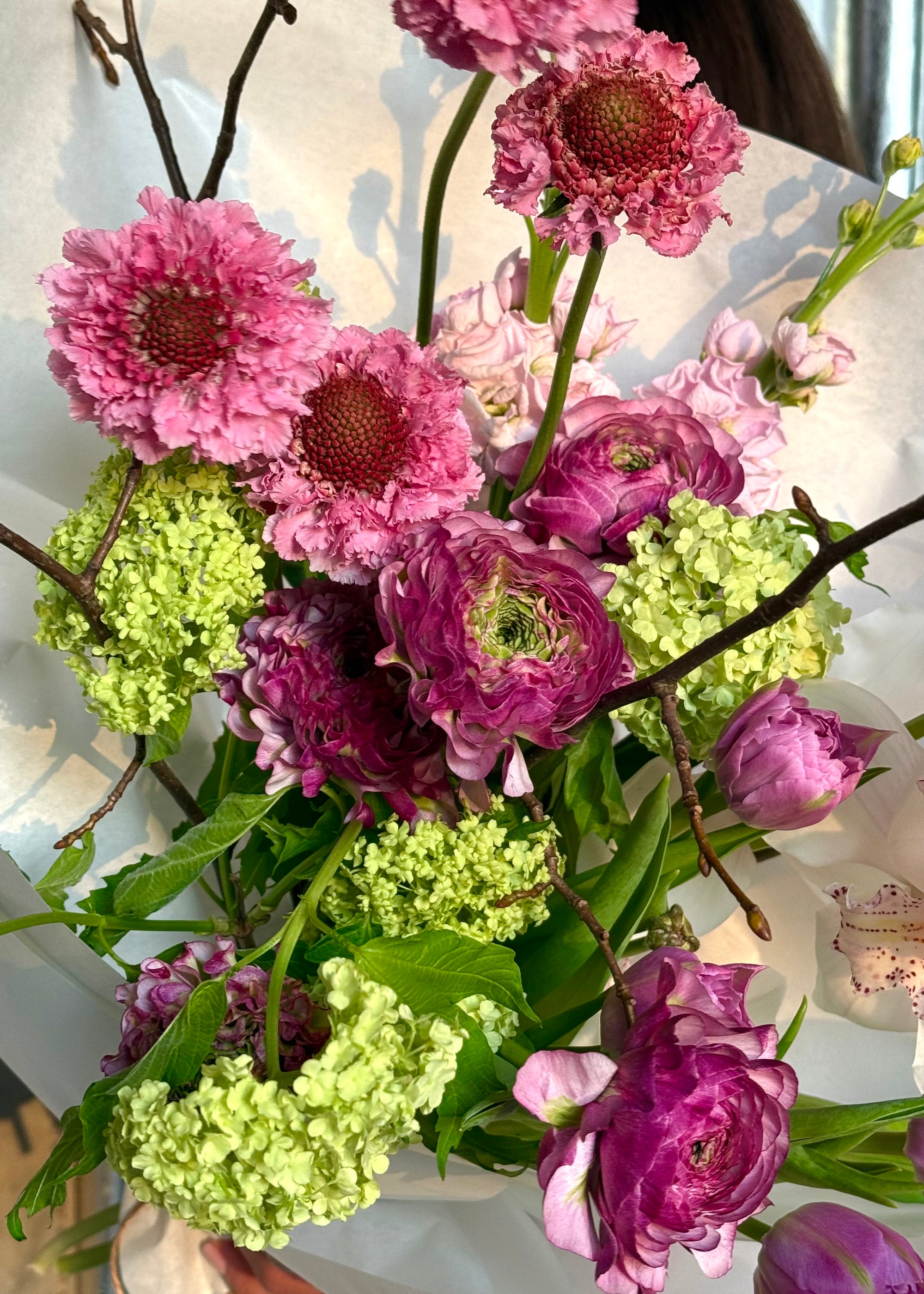 Bouquet pink | green