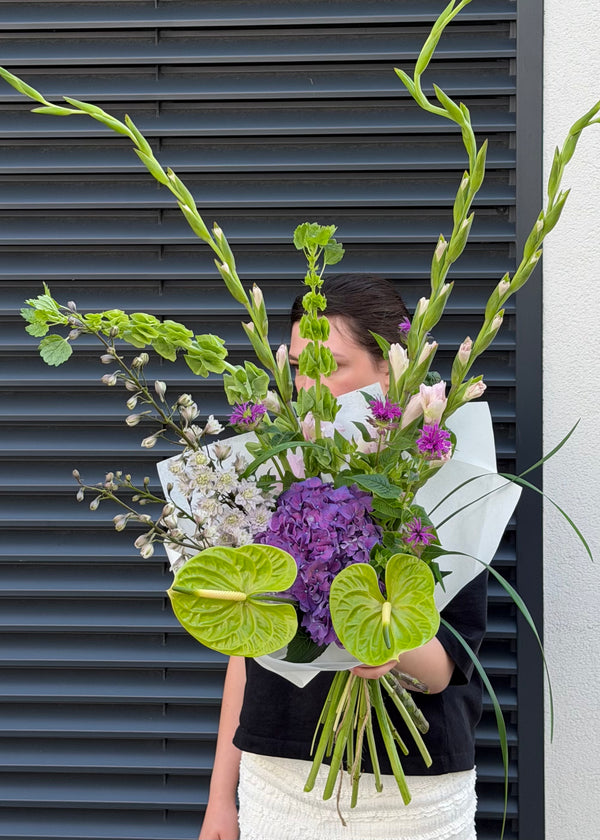 Bouquet green | purple