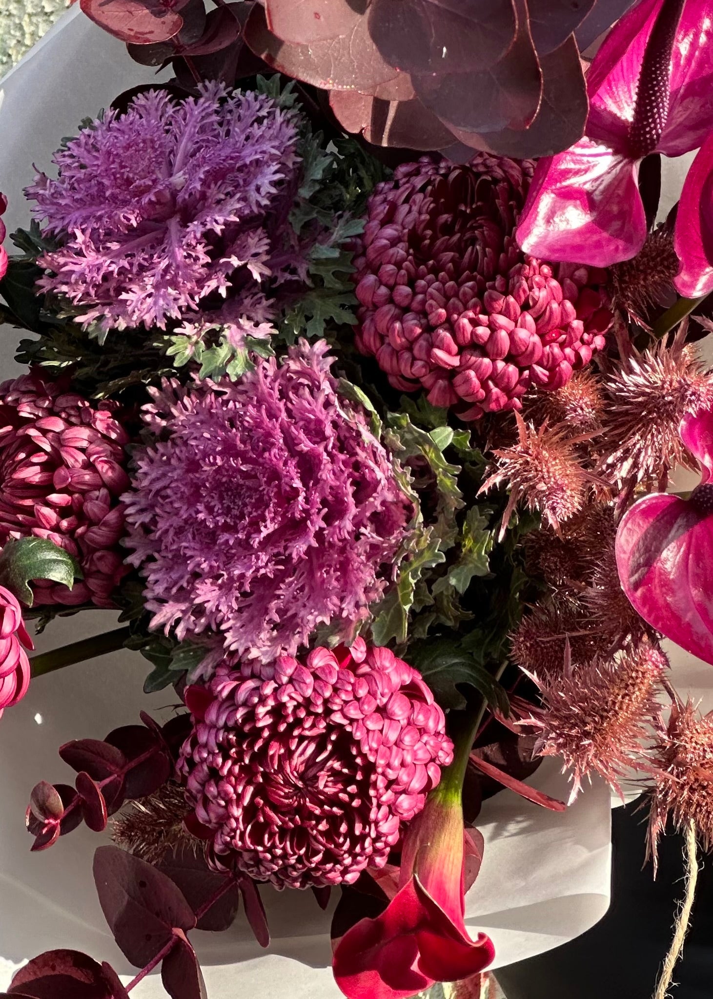 Bouquet burgundy | dark purple - Stem By Stem