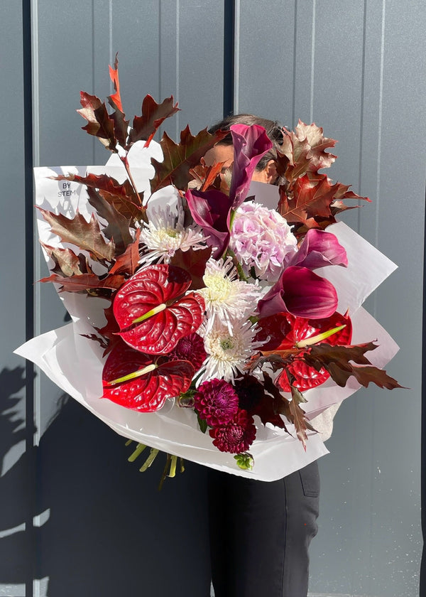 Bouquet burgundy| light pink - Stem By Stem