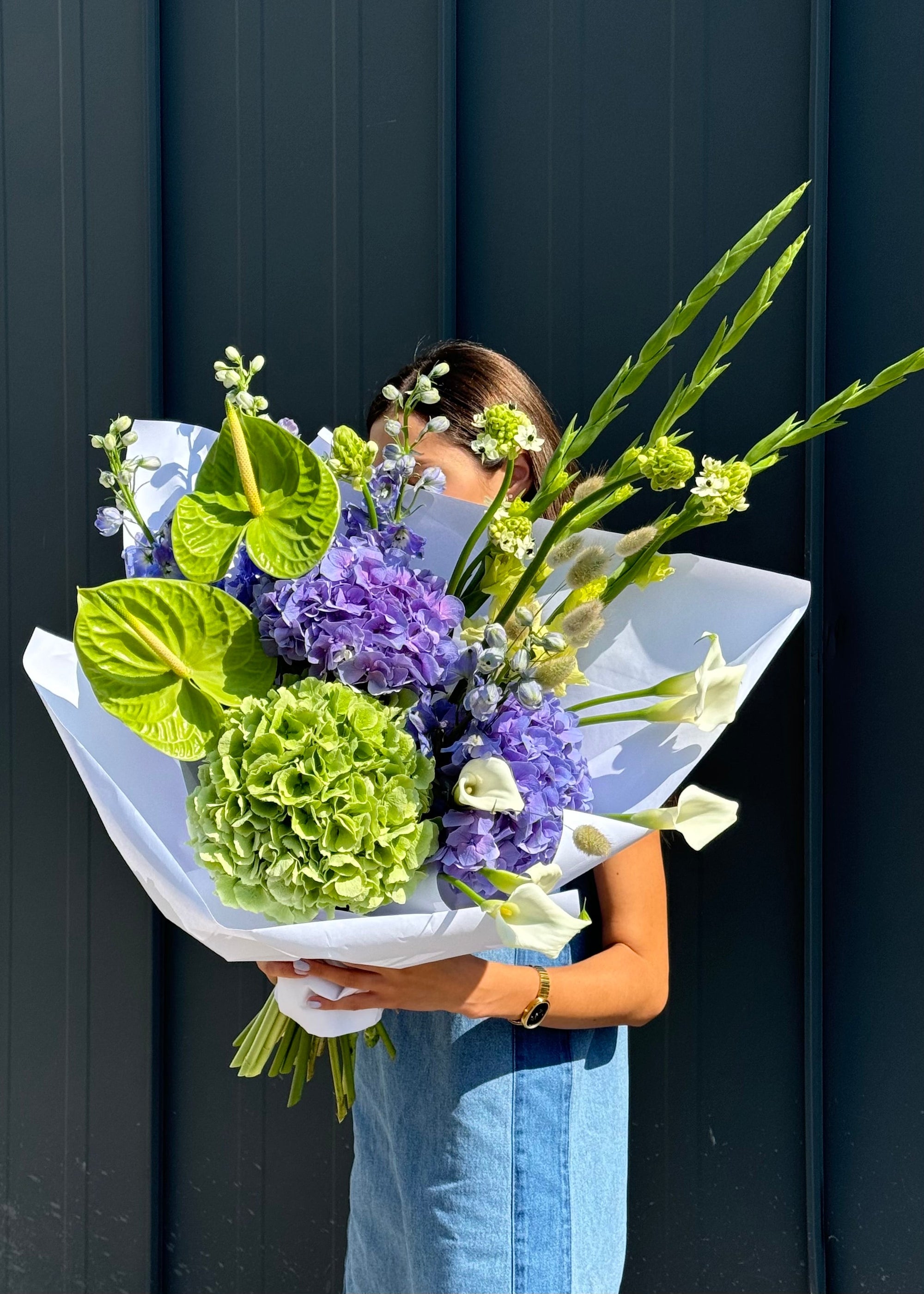 Bouquet green|blue - Stem By Stem