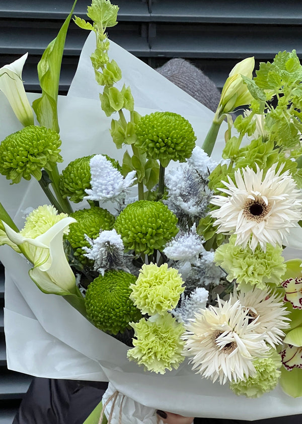 Bouquet light green | white - Stem By Stem