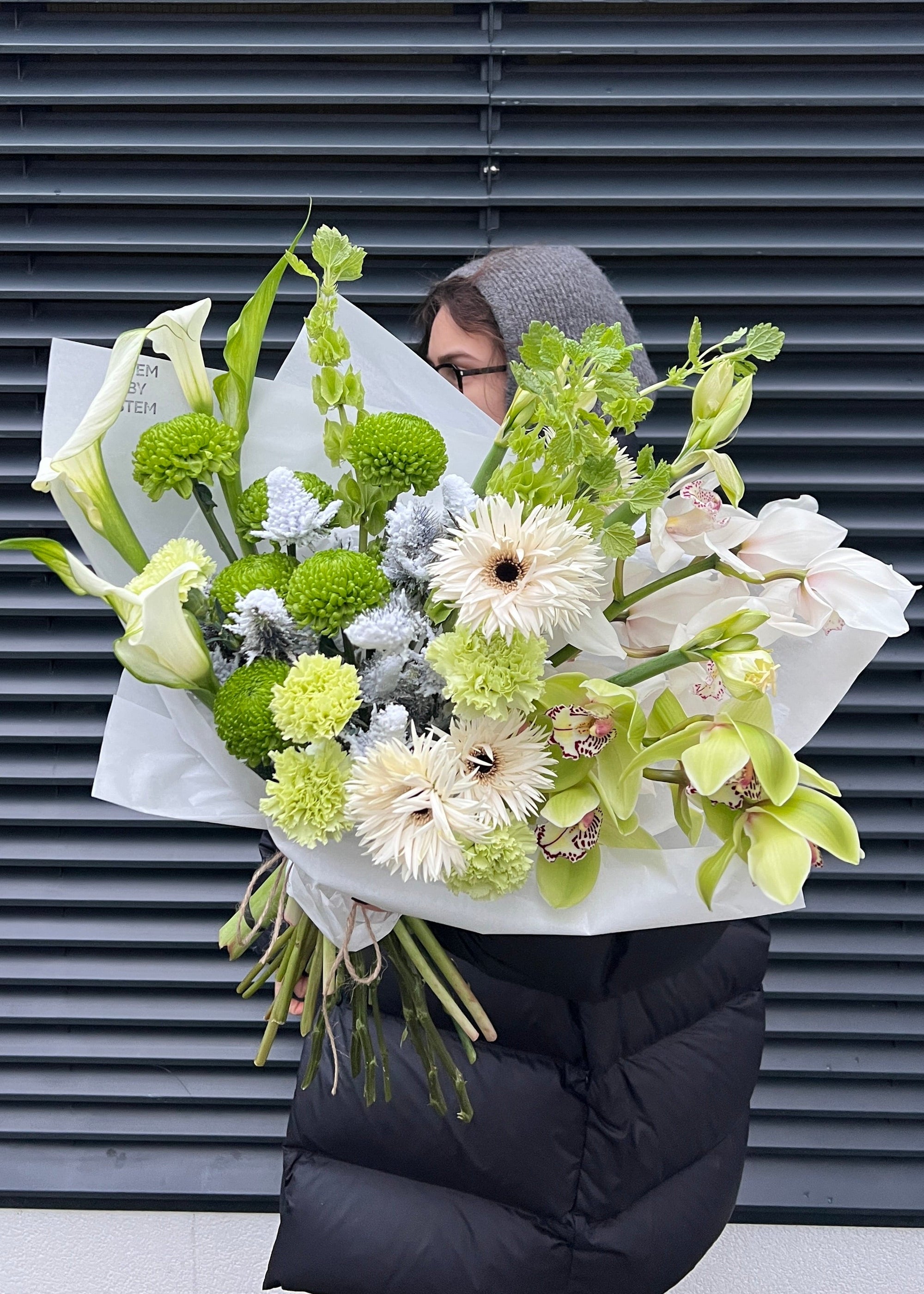 Bouquet light green | white - Stem By Stem