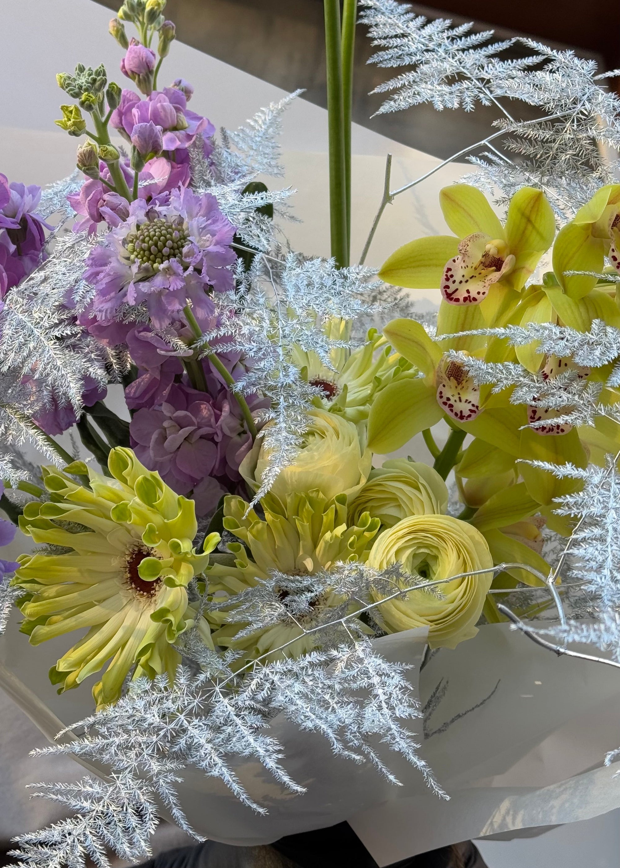 Bouquet matcha green | lilac | silver - Stem By Stem