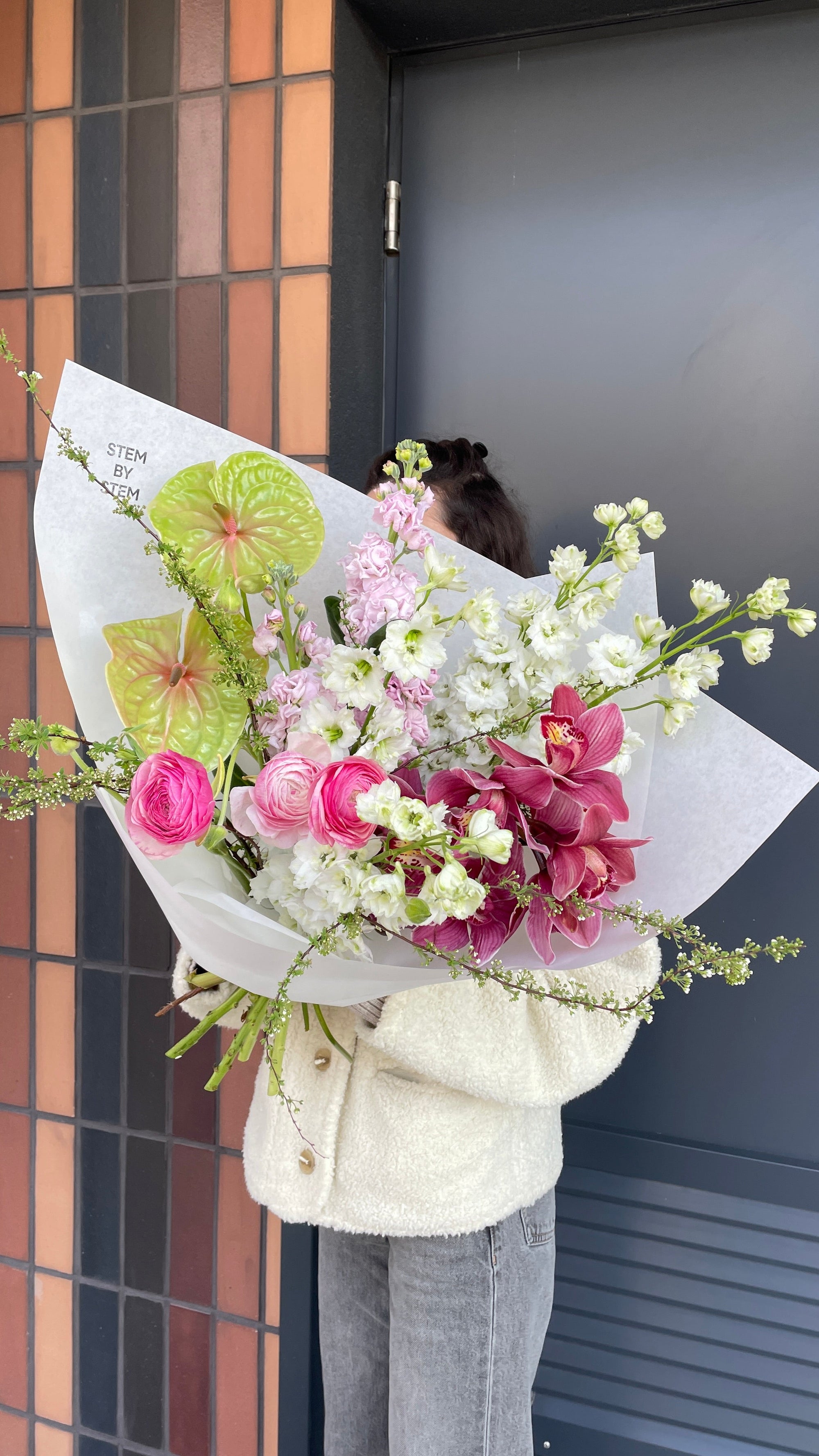 Bouquet purple | soft pink | green - Stem By Stem