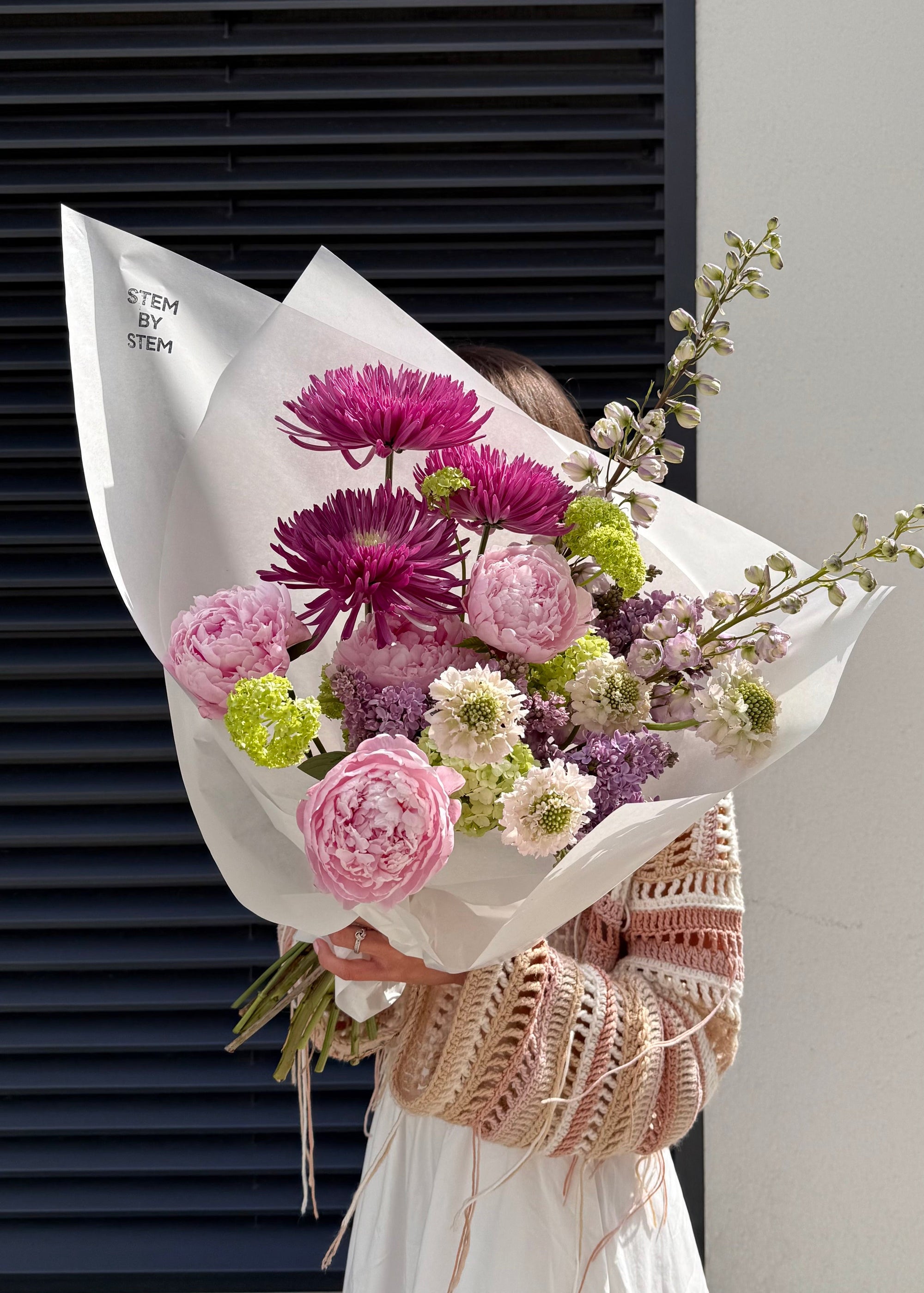 Bouquet purple | soft pink | green - Stem By Stem