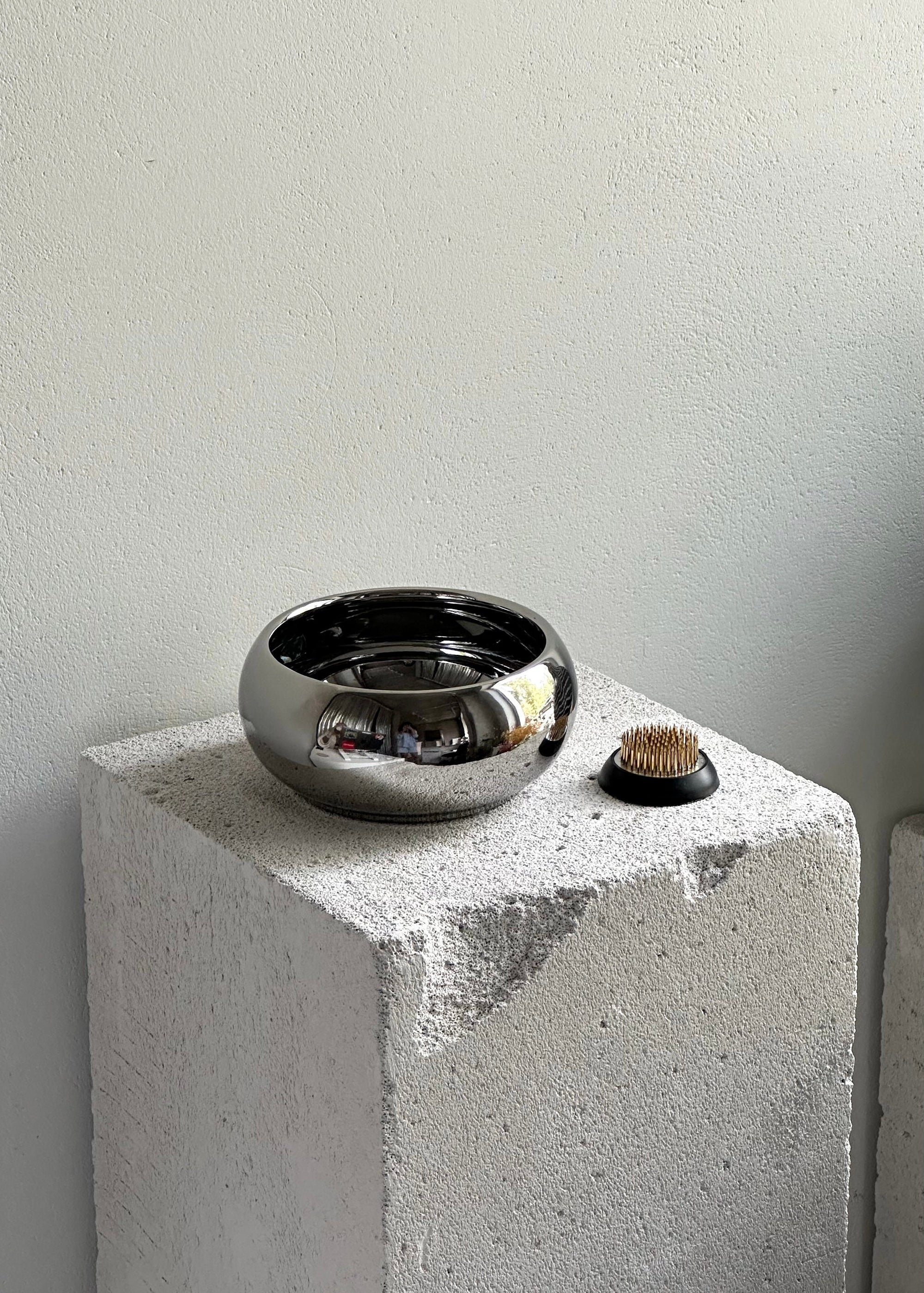 Bowl for kenzan | silver - Stem By Stem