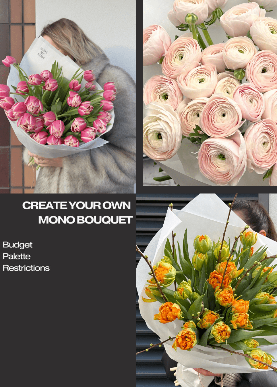 Customized Mono Bouquet - Stem By Stem