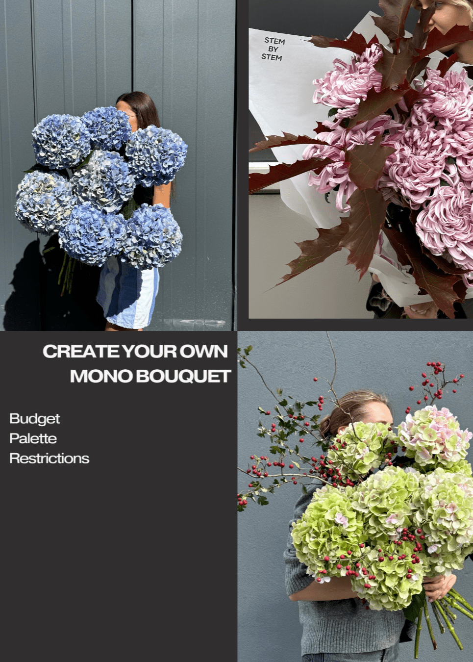 Customized Mono Bouquet - Stem By Stem