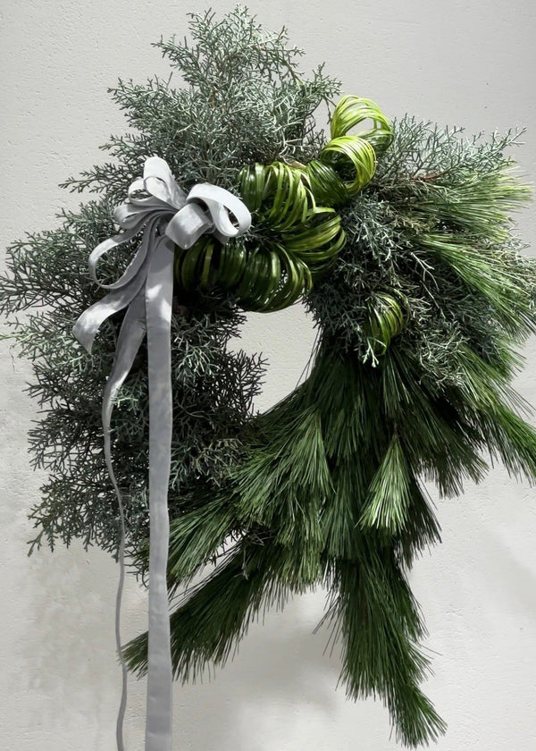 Green Line Wreath - Stem By Stem
