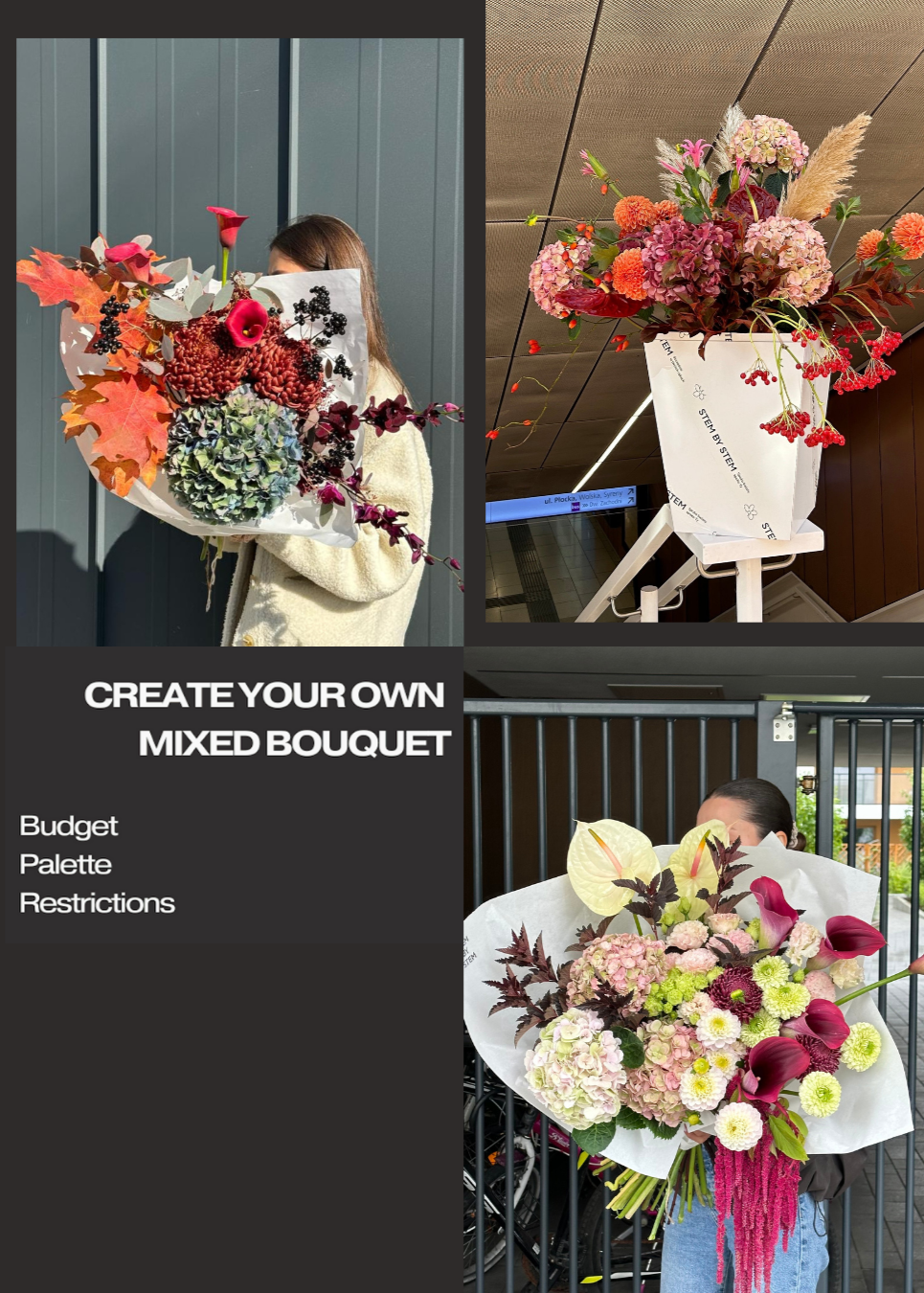 Want something different? We’ll design a custom bouquet just for you! - Stem By Stem