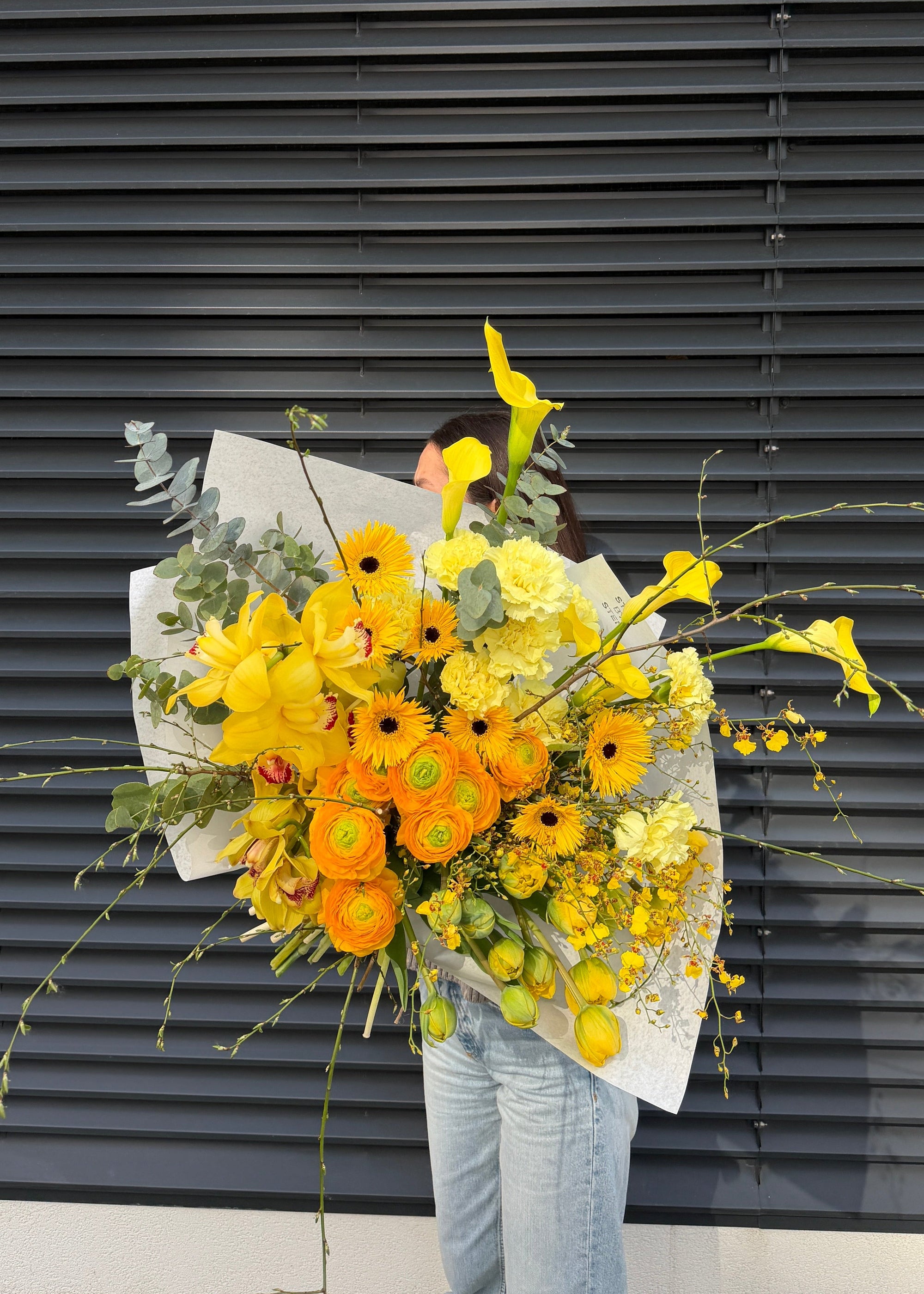 XL bouquet lemon | bright yellow - Stem By Stem